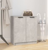 VidaXL Schoenenkast 59x35x70 cm bewerkt hout betongrijs