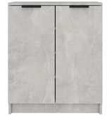 VidaXL Schoenenkast 59x35x70 cm bewerkt hout betongrijs