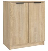 VidaXL Schoenenkast 59x35x70 cm bewerkt hout sonoma eikenkleurig
