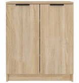 VidaXL Schoenenkast 59x35x70 cm bewerkt hout sonoma eikenkleurig