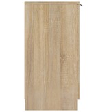 VidaXL Schoenenkast 59x35x70 cm bewerkt hout sonoma eikenkleurig