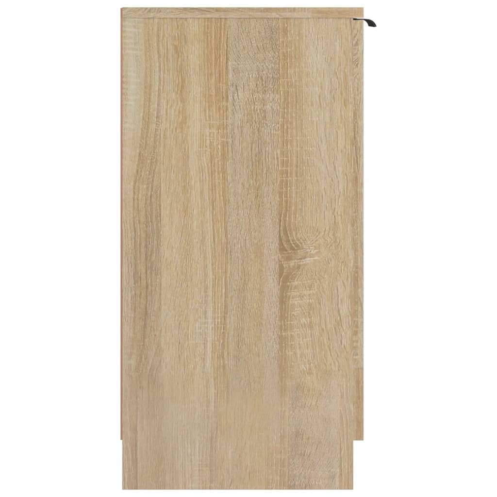 VidaXL Schoenenkast 59x35x70 cm bewerkt hout sonoma eikenkleurig