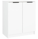 VidaXL Schoenenkast 59x35x70 cm bewerkt hout wit