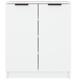 VidaXL Schoenenkast 59x35x70 cm bewerkt hout wit