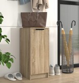 VidaXL Schoenenkast 30x35x70 cm bewerkt hout sonoma eikenkleurig