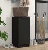VidaXL Schoenenkast 30x35x70 cm bewerkt hout zwart