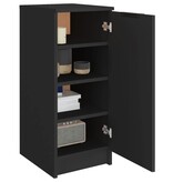 VidaXL Schoenenkast 30x35x70 cm bewerkt hout zwart
