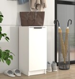VidaXL Schoenenkast 30x35x70 cm bewerkt hout wit