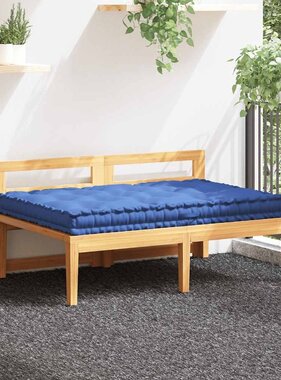 VidaXL Palletvloerkussen 120x80x10 cm katoen lichtblauw