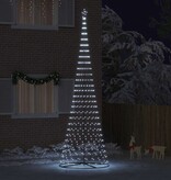 VidaXL LED Kerstboom met 555 LED met standaard Koudwit 500 cm Metaal