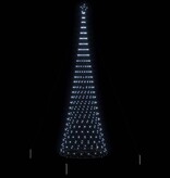 VidaXL LED Kerstboom met 555 LED met standaard Koudwit 500 cm Metaal