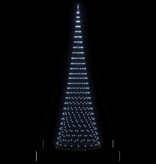 VidaXL LED Kerstboom met 555 LED met standaard Koudwit 500 cm Metaal