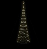 VidaXL LED Kerstboom met 555 LED met standaard Warmwit 500 cm Metaal
