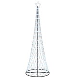 VidaXL LED Kerstboom met 355 LED met standaard Koudwit 184.5 cm Metaal