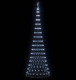 VidaXL LED Kerstboom met 355 LED met standaard Koudwit 184.5 cm Metaal