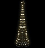 VidaXL LED Kerstboom met 355 LED met standaard Warmwit 184.5 cm Metaal