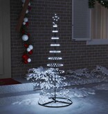 VidaXL LED Kerstboom met 230 LED met standaard Koudwit 184.5 cm Metaal