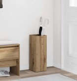 VidaXL Paraplu Standaard Artisan Eiken 20 x 20 x 55,5 cm Bewerkt hout
