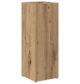 VidaXL Paraplu Standaard Artisan Eiken 20 x 20 x 55,5 cm Bewerkt hout
