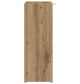 VidaXL Paraplu Standaard Artisan Eiken 20 x 20 x 55,5 cm Bewerkt hout