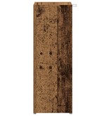 VidaXL Paraplu Standaard Oudhout 20 x 20 x 55,5 cm Bewerkt hout