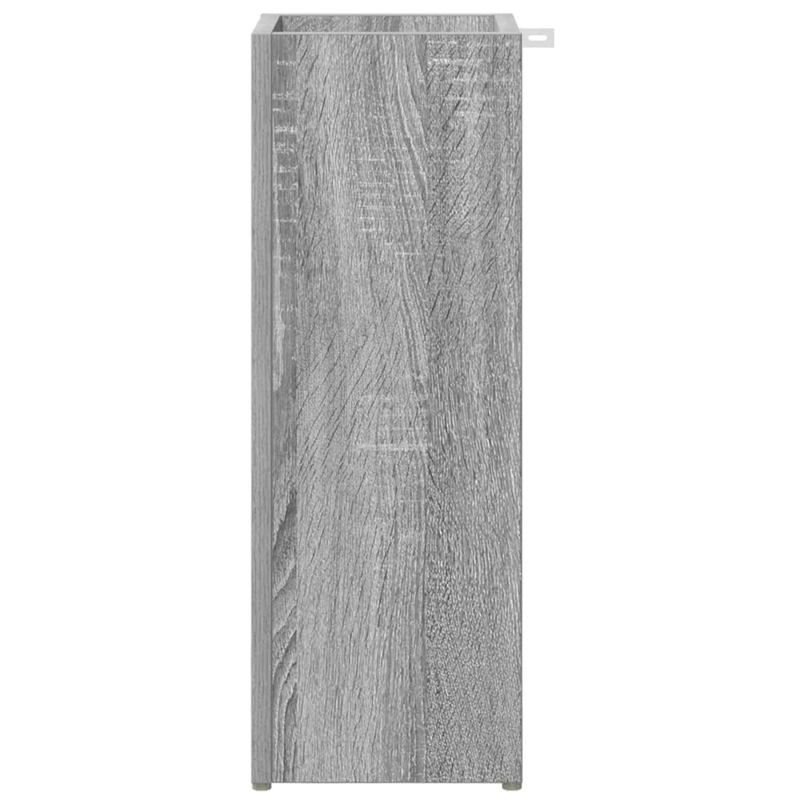 VidaXL Paraplu Standaard Grijs Sonoma 20 x 20 x 55,5 cm Bewerkt hout