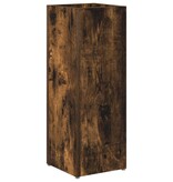VidaXL Paraplu Standaard Gerookt eiken 20 x 20 x 55,5 cm Bewerkt hout