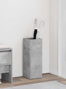 VidaXL Paraplu Standaard Beton Grijs 20 x 20 x 55,5 cm Bewerkt hout