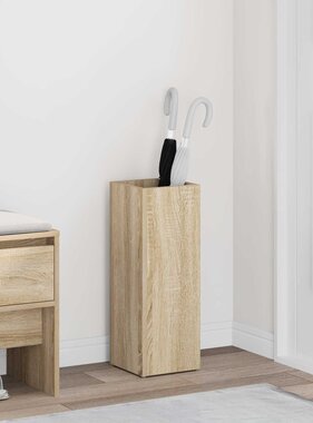 VidaXL Paraplu Standaard Sonoma Eiken 20 x 20 x 55,5 cm Bewerkt hout