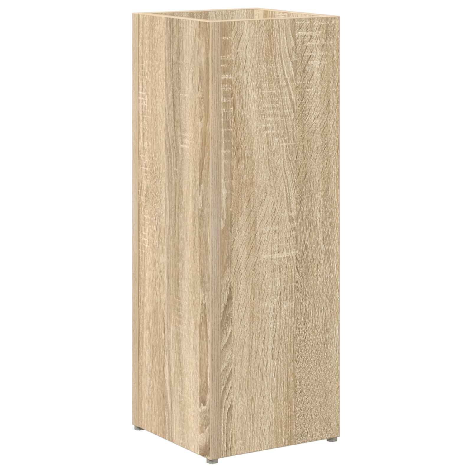 VidaXL Paraplu Standaard Sonoma Eiken 20 x 20 x 55,5 cm Bewerkt hout
