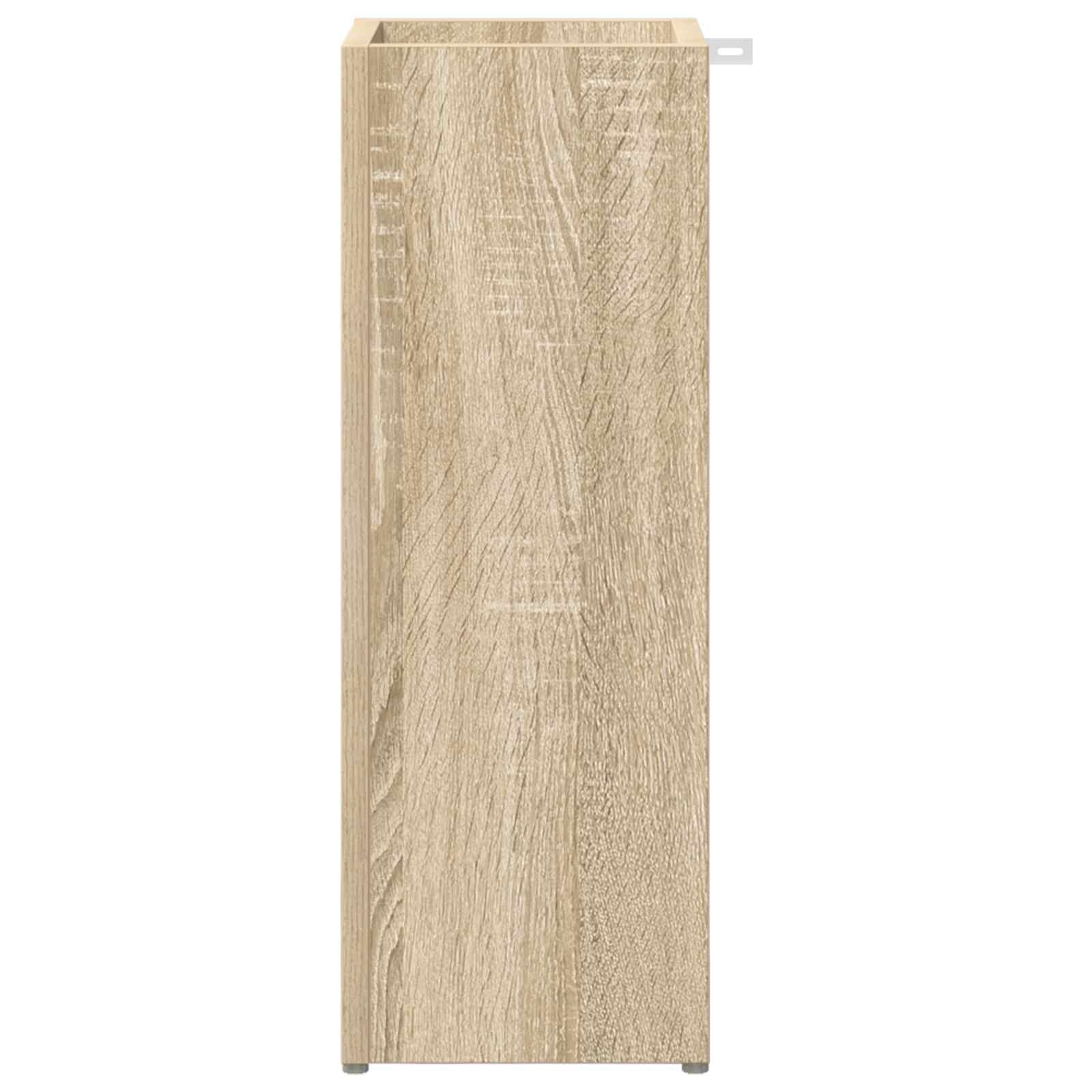 VidaXL Paraplu Standaard Sonoma Eiken 20 x 20 x 55,5 cm Bewerkt hout