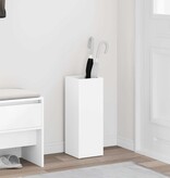 VidaXL Paraplu Standaard met opslag Wit 20 x 20 x 55,5 cm Bewerkt hout