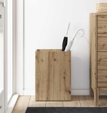 VidaXL Paraplu Standaard Artisan Eiken 40 x 20 x 55,5 cm Bewerkt hout