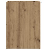 VidaXL Paraplu Standaard Artisan Eiken 40 x 20 x 55,5 cm Bewerkt hout