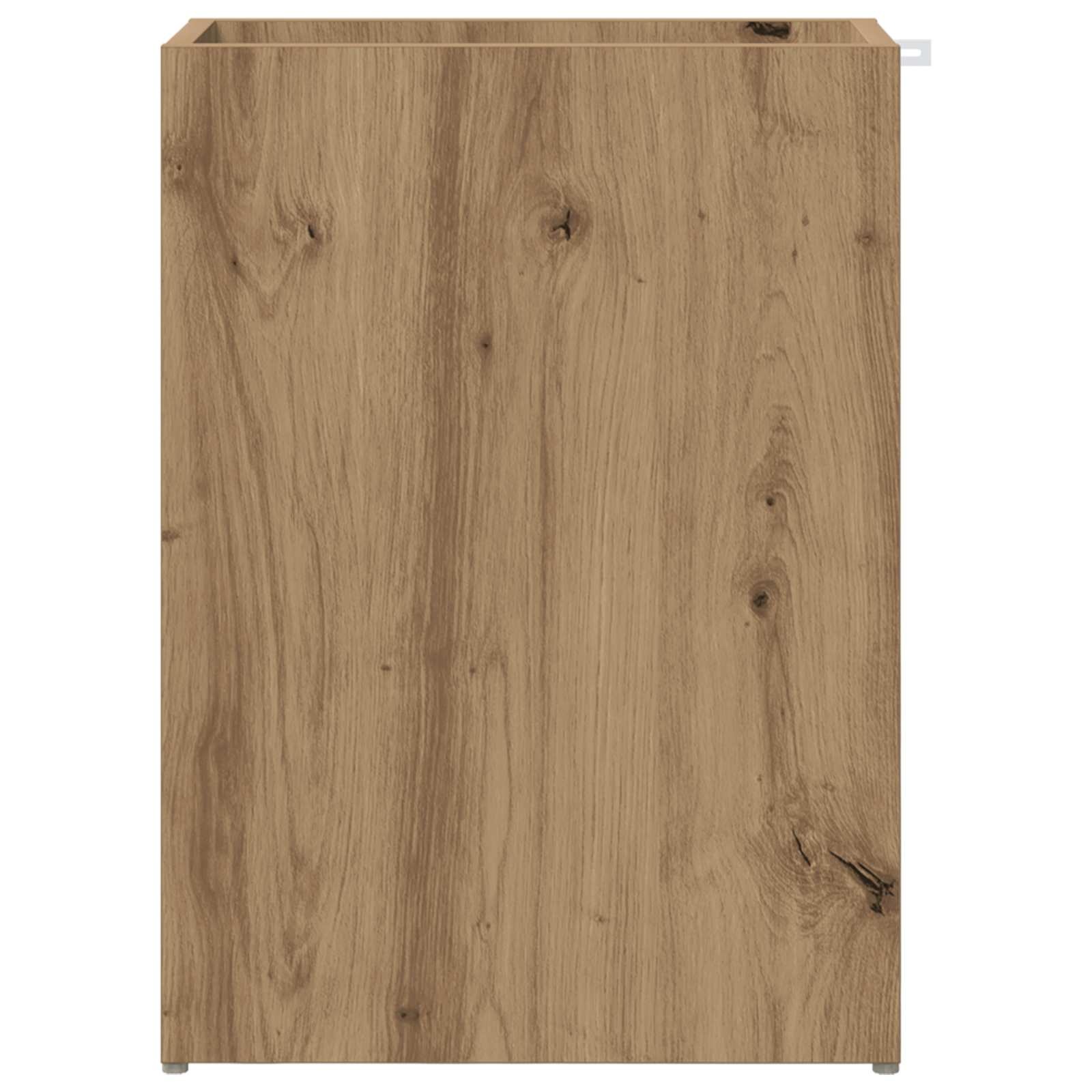 VidaXL Paraplu Standaard Artisan Eiken 40 x 20 x 55,5 cm Bewerkt hout