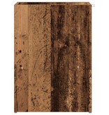 VidaXL Paraplu Standaard Oudhout 40 x 20 x 55,5 cm Bewerkt hout