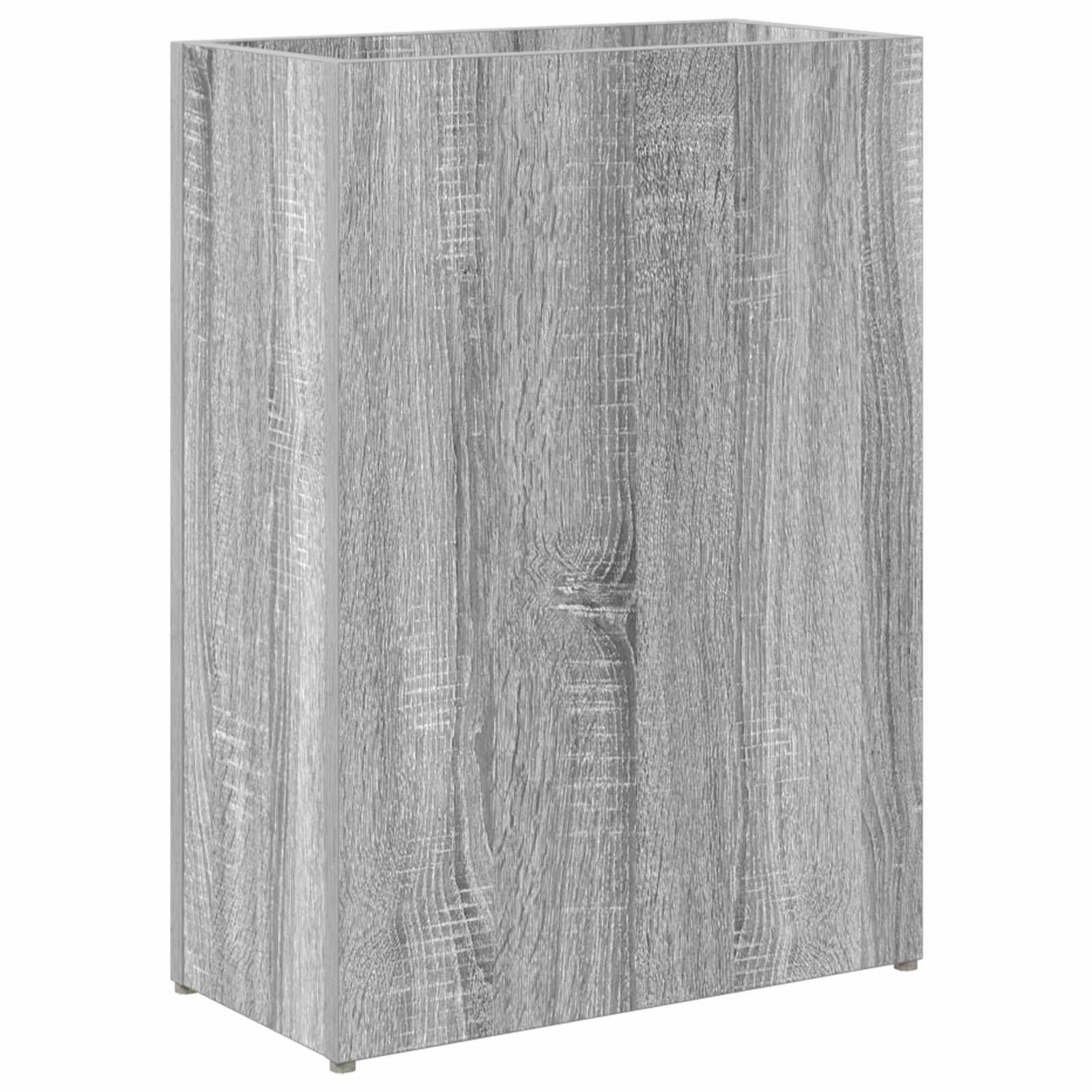 VidaXL Paraplu Standaard Grijs Sonoma 40 x 20 x 55,5 cm Bewerkt hout
