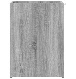 VidaXL Paraplu Standaard Grijs Sonoma 40 x 20 x 55,5 cm Bewerkt hout