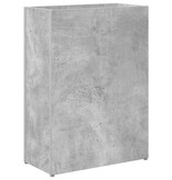 VidaXL Paraplu Standaard Beton Grijs 40 x 20 x 55,5 cm Bewerkt hout