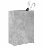 VidaXL Paraplu Standaard Beton Grijs 40 x 20 x 55,5 cm Bewerkt hout