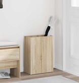 VidaXL Paraplu Standaard Sonoma Eiken 40 x 20 x 55,5 cm Bewerkt hout