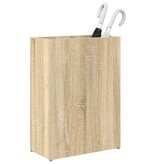 VidaXL Paraplu Standaard Sonoma Eiken 40 x 20 x 55,5 cm Bewerkt hout
