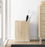 VidaXL Paraplu Standaard Sonoma Eiken 40 x 20 x 55,5 cm Bewerkt hout