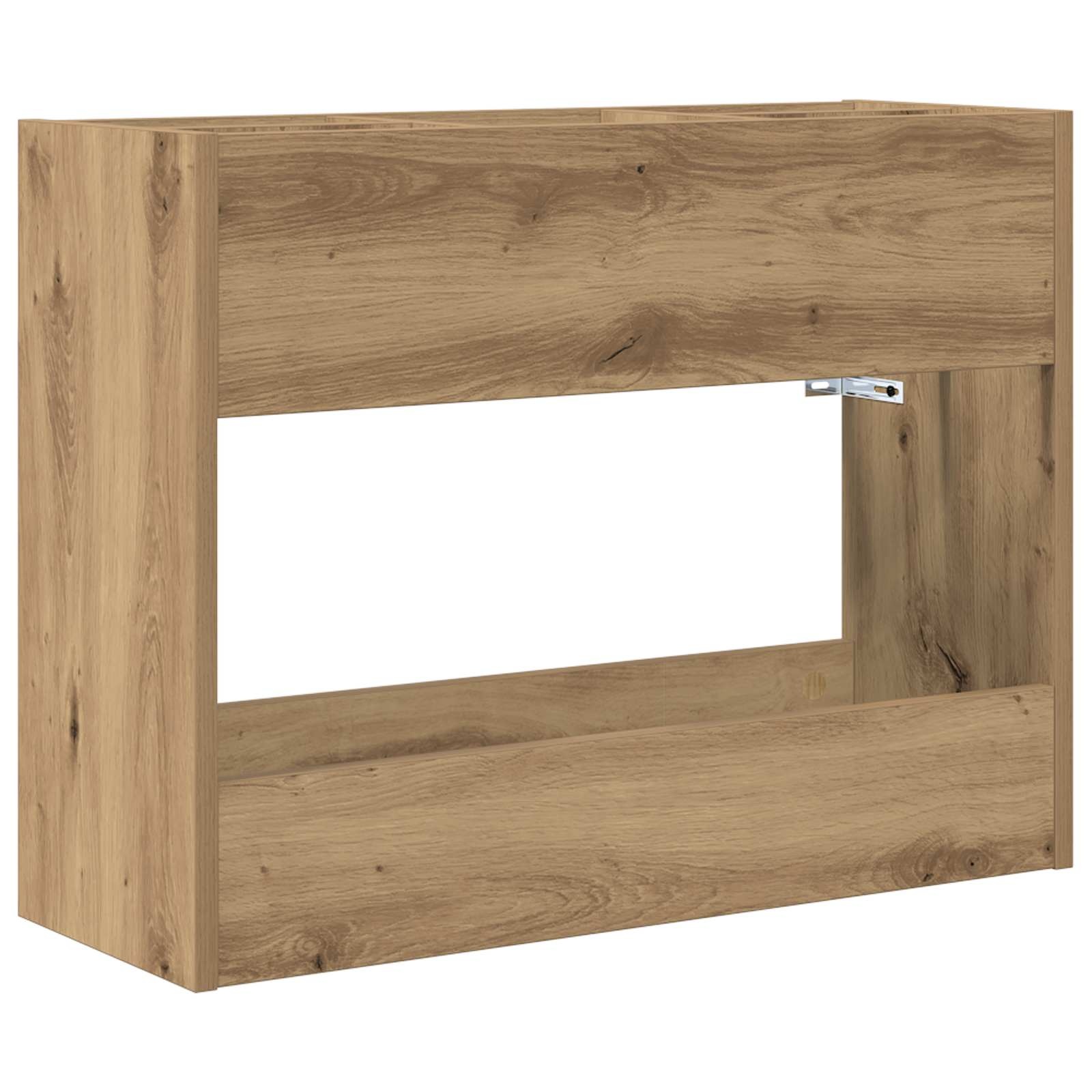 VidaXL Paraplu Standaard Artisan Eiken 65 x 24 x 50 cm Bewerkt hout