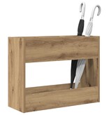 VidaXL Paraplu Standaard Artisan Eiken 65 x 24 x 50 cm Bewerkt hout