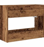 VidaXL Paraplu Standaard Oudhout 65 x 24 x 50 cm Bewerkt hout