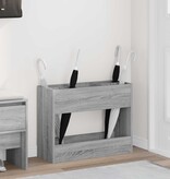 VidaXL Paraplu Standaard Grijs Sonoma 65 x 24 x 50 cm Bewerkt hout