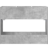 VidaXL Paraplu Standaard Beton Grijs 65 x 24 x 50 cm Bewerkt hout