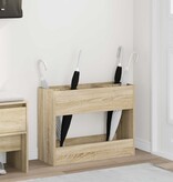 VidaXL Paraplu Standaard Sonoma Eiken 65 x 24 x 50 cm Bewerkt hout