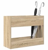 VidaXL Paraplu Standaard Sonoma Eiken 65 x 24 x 50 cm Bewerkt hout